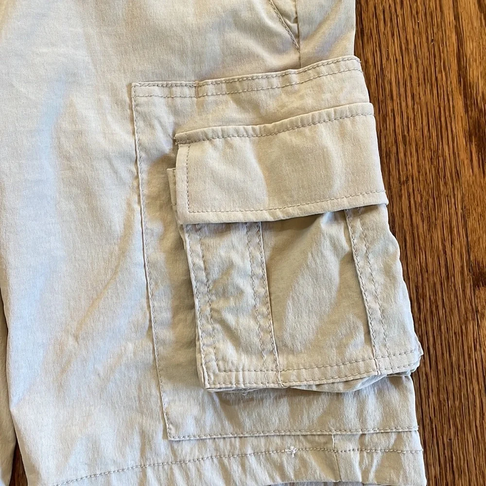 Pair of boys khaki shorts size 10. Cat and jack and gap. EUC